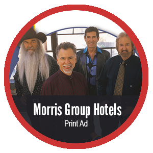 Print ad for Morris Group Hotels